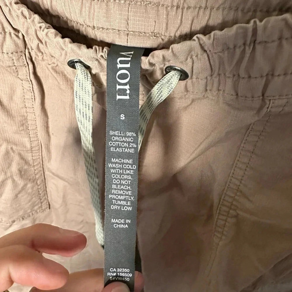 Vuori rip stop pant size S light terracotta color organic cotton - Picture 3 of 3